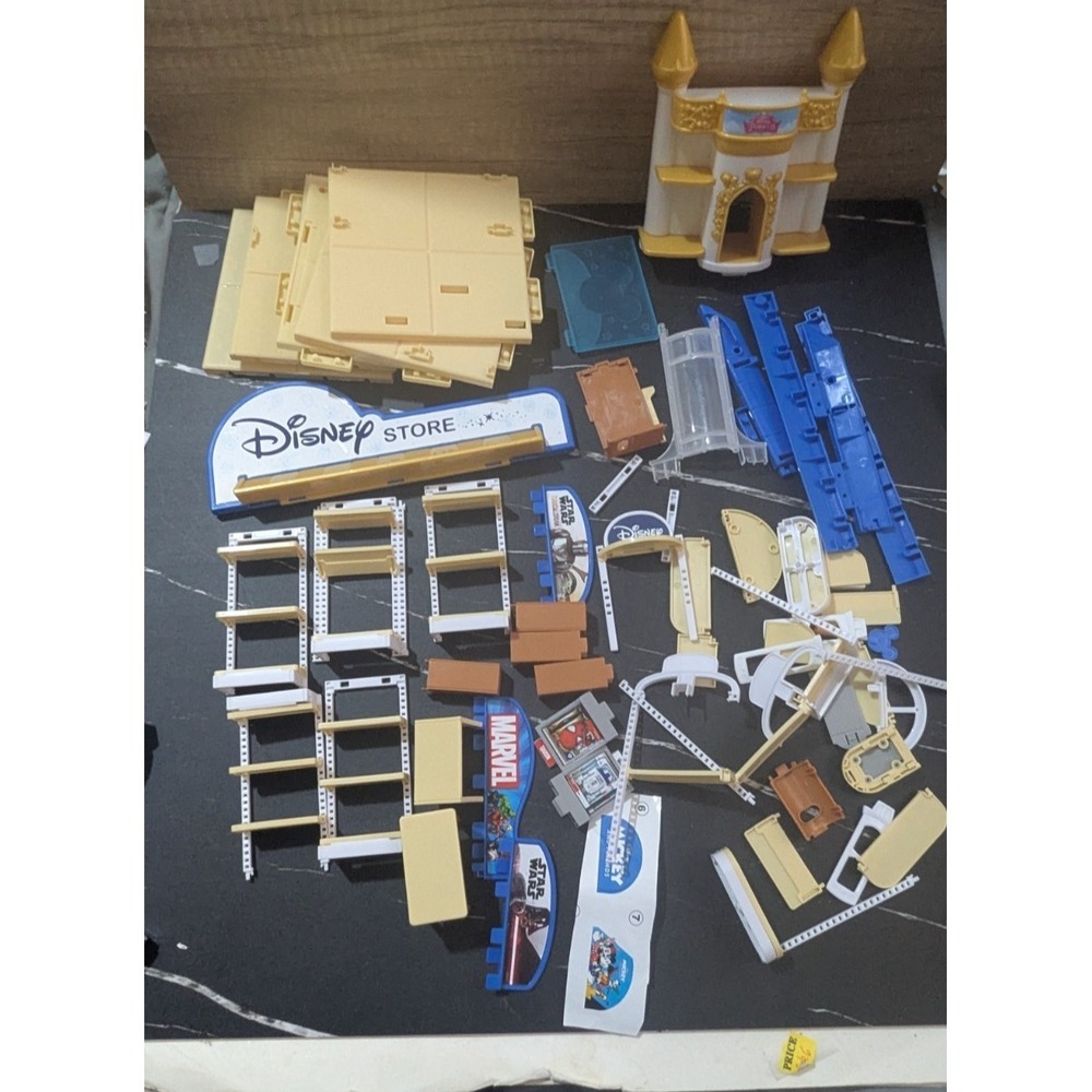 Zuru Disney Store Mini‎ Brands Playset Replacement Parts Castle Shelves Sign